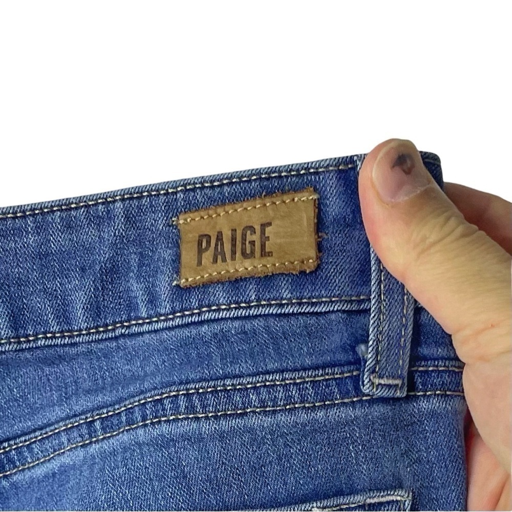 PAIGE LKE NEW Women's Verdugo Ankle Ultra Skinny Darker Blue Jean Size 27 - Picture 7 of 9